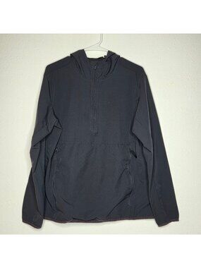 Swiss Tech Men's Half-Zip Anorak Windbreaker Navy Medium